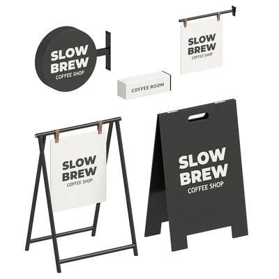 Advertising coffeeshop — Ver 2