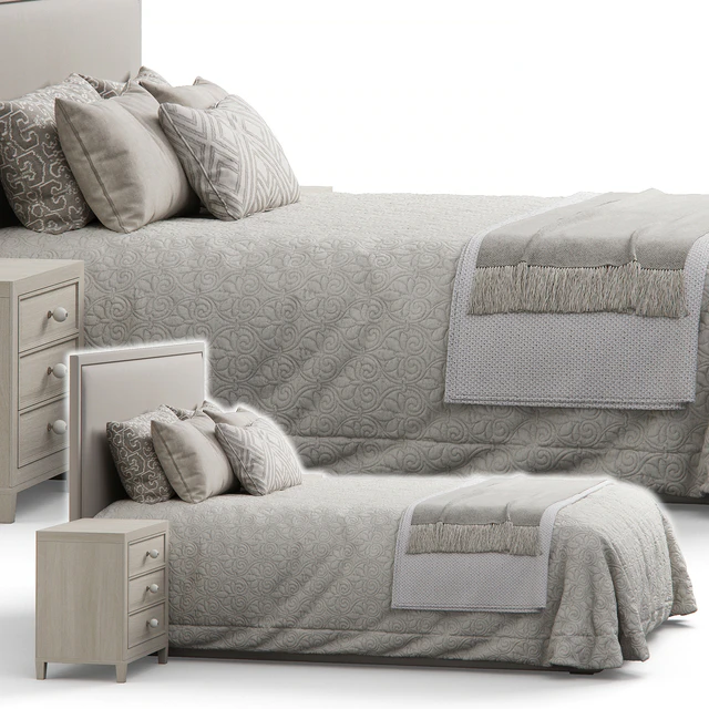 Bassett Furniture Manhattan Rectangular Headboard Bed — Скачать