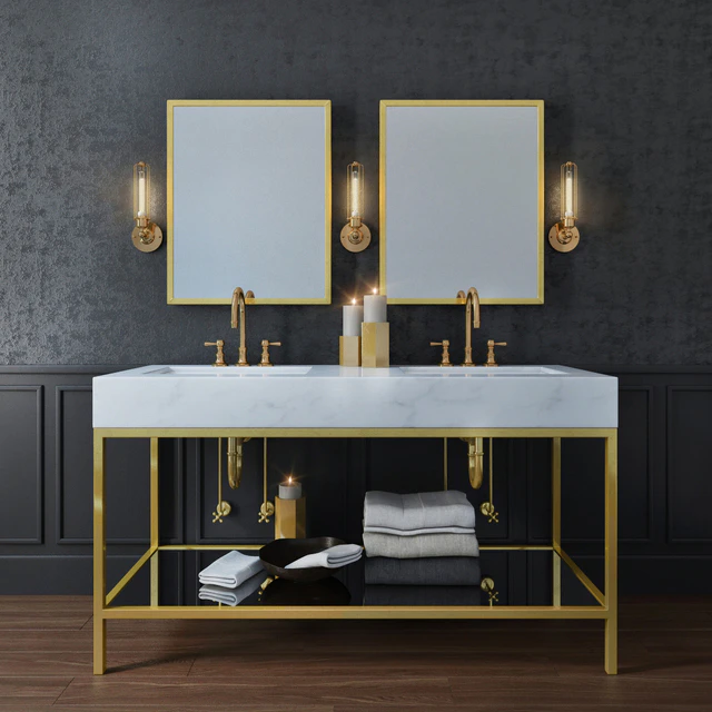 Wall-mounted washbasin Hudson Restoration Hardware — Descargar