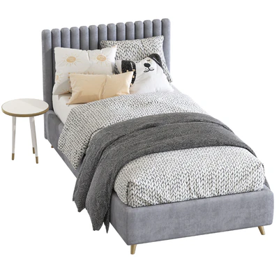 Bed with upholstered headboard 225 — Ver 4
