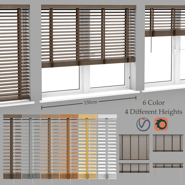 Wood blinds venetian — Descargar