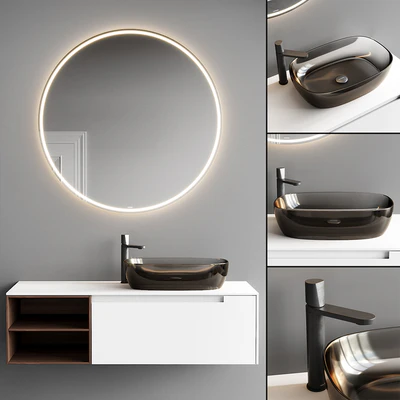 Antonio Lupi Design Orma Vanity Unit Set 4 — Ver 1