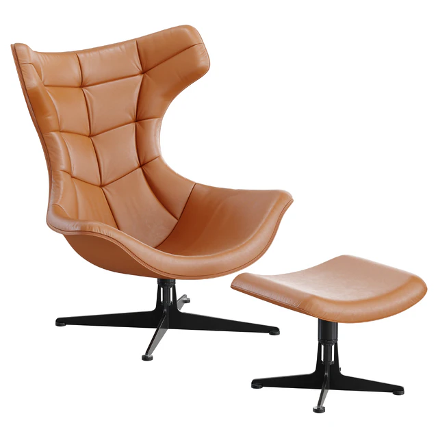 Poltrona Frau / Regina Armchair and Ottoman — Descargar