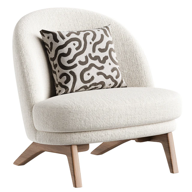 Pyle Cozy White Chair — Descargar