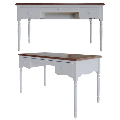 3-drawer writing desk Leblanc — Ver 1