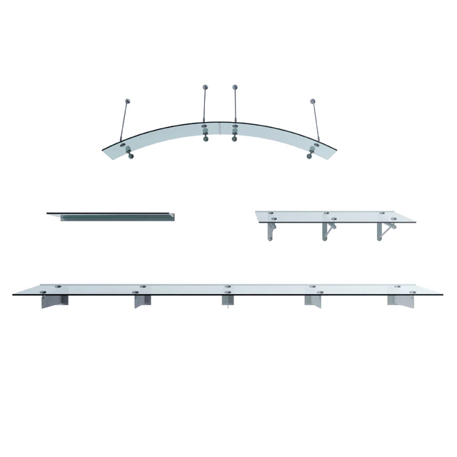 Set of glass visors Glasvordach — Descargar