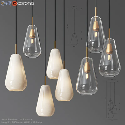 Anoli Pendat and Chandelier set — Скачать