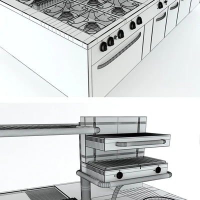 Modular Sensation cooking island — Ver 2