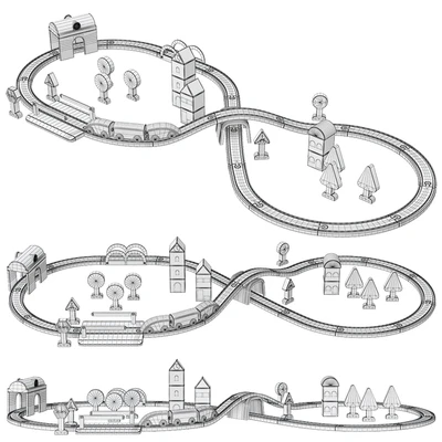Lillabo Train Set — Ver 4