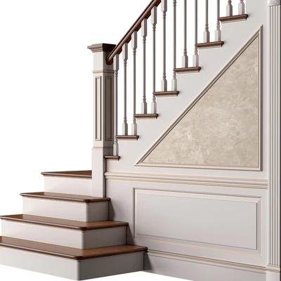 Stair in a classic style.Classic Modern interior Stair — Ver 4