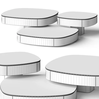 Chrysler Coffee Tables by Jose Martinez Medina — Ver 2