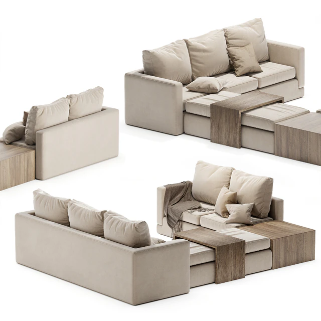 Minotti sofa cream — Descargar
