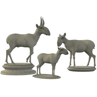 Sajga sculpture — Ver 5