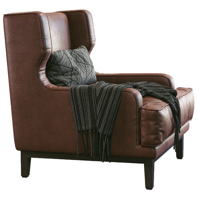 Leather Armchair Camille By Porada — Скачать