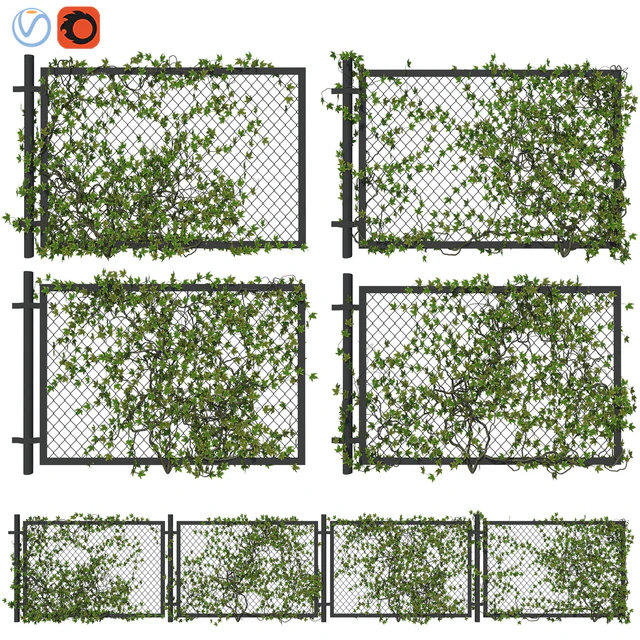 Fence with ivy v1 — Descargar