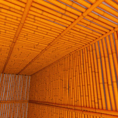 Bamboo ceiling / Потолок из бамбука — Вид 3