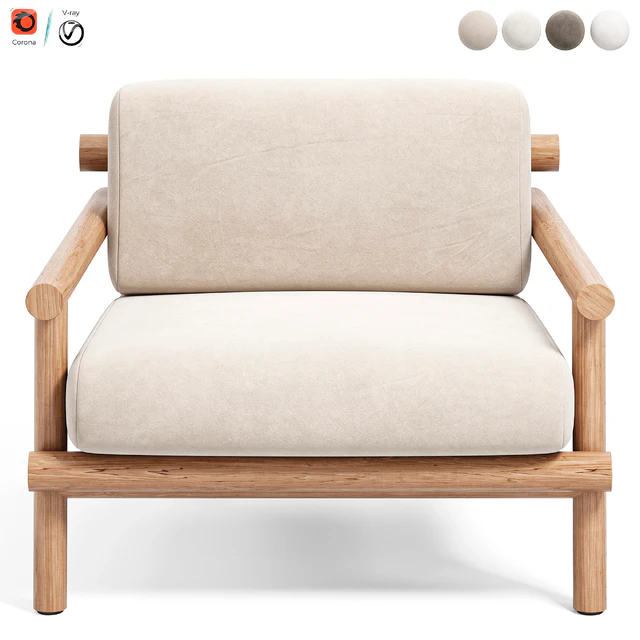 Ayana armchair by B&B Italia — Скачать