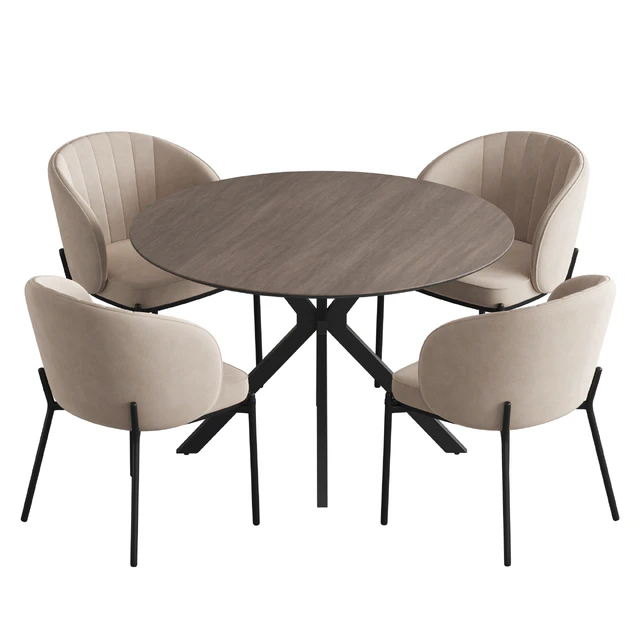 Ralf table Cruz chair — Descargar