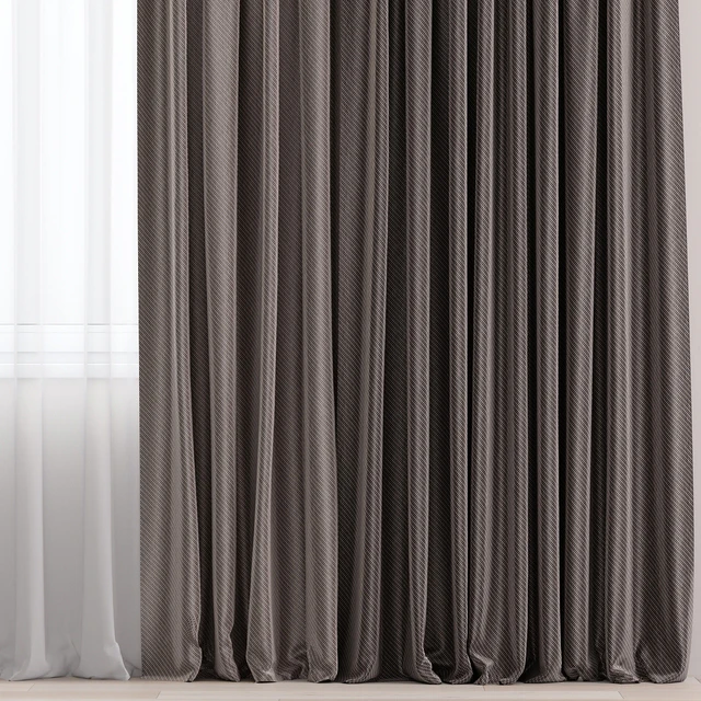 Curtains set 05 vray | corona — Descargar