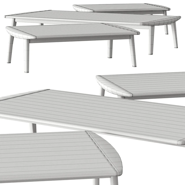 Minotti Fynn Coffee Tables & Outdoor — Descargar