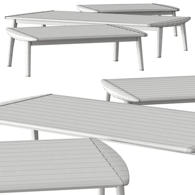 Minotti Fynn Coffee Tables & Outdoor — Ver 4