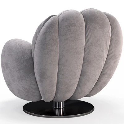 Armchair from the Natuzzi-Italia factory, Seashell series — Ver 6