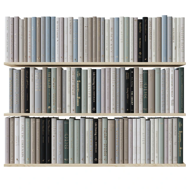 Set of books colored pastel colors — Descargar
