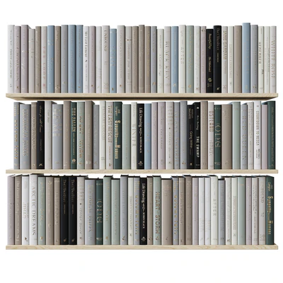 Set of books colored pastel colors — Ver 6
