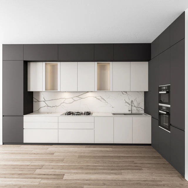 Kitchen Modern - Black and White 41 — Descargar