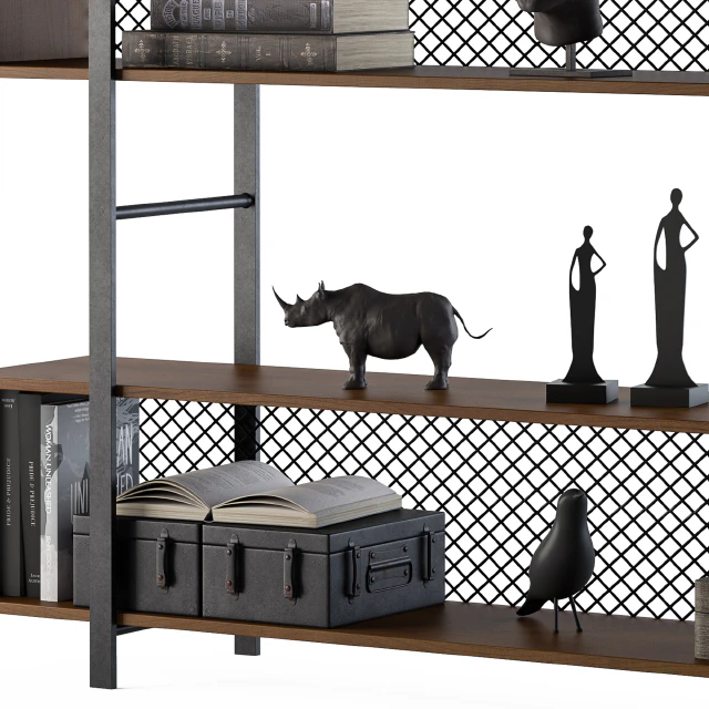 Wood and Metal Rack — Descargar