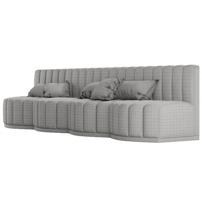 Restaurant Sofa Eichholtz Green, Modular — Ver 2