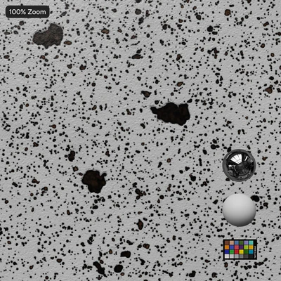ink speckled glazed ceramic pottery texture gray — Ver 5