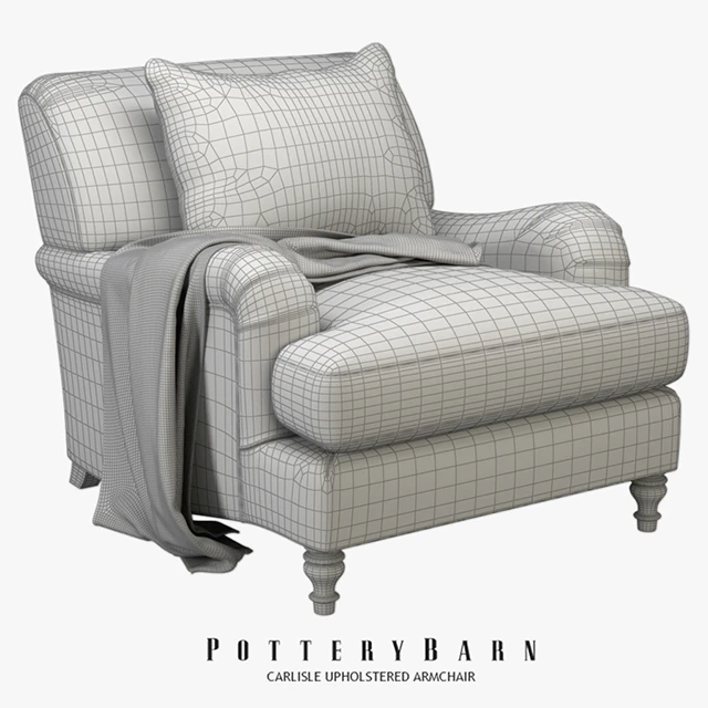 Pottery Barn - Carlisle Upholstered Armchair — Descargar