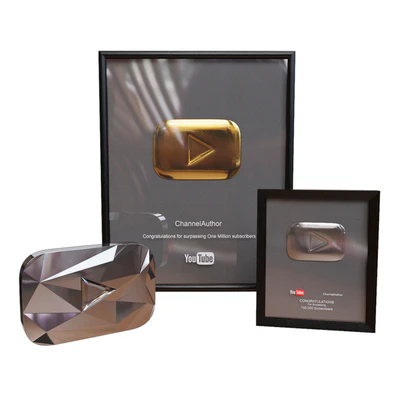 YouTube Play Buttons Decorative Set — Ver 1