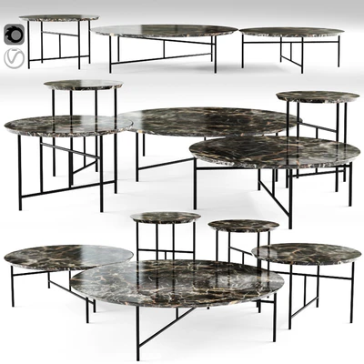 De Padova Sen Coffee table Set — View 1