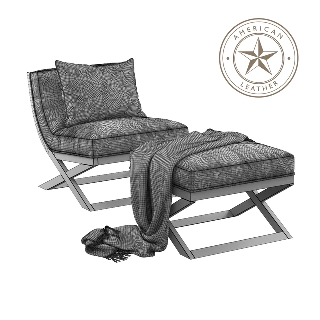 American Leather / Tori (Armchair & Ottoman) — Скачать