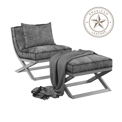 American Leather / Tori (Armchair & Ottoman) — Вид 2