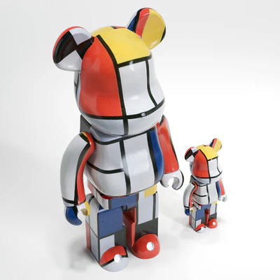 Bearbrick / Piet Mondrian — Ver 6