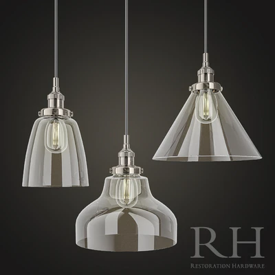 20TH C. FACTORY FILAMENT GLASS PENDANT — Descargar
