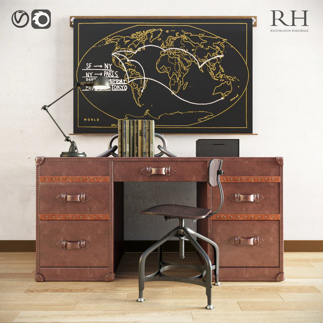 Restoration hardware cabinet decor set — Descargar