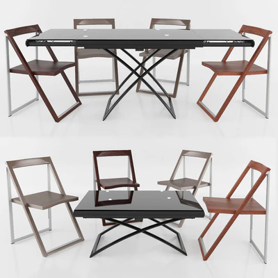 Table DAKOTA chair SKIP Calligaris — Ver 1