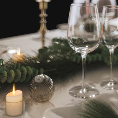 New Year's table setting — Ver 6