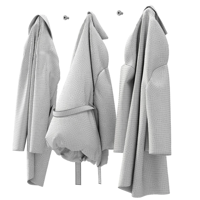Outerwear and cap on hooks Set 01 — Descargar