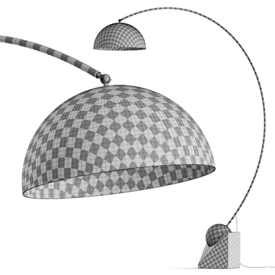 CB2 Venus Black Arc Floor Lamp — View 4