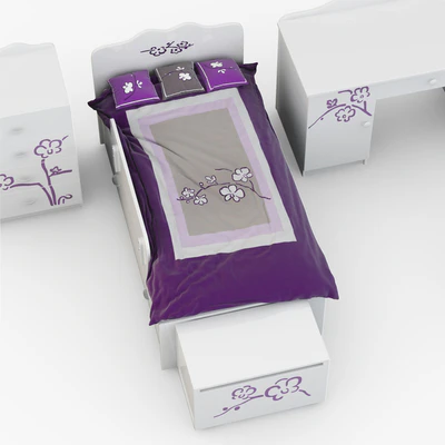Childrens furniture Orchid Violet — Ver 2