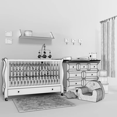 Baby room - SAUTHON Babyfan - SAUTHON Elodie Blanc — Вид 2
