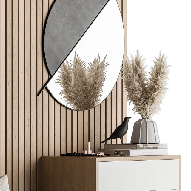 Hallway 10 - White and Wood Set — Descargar