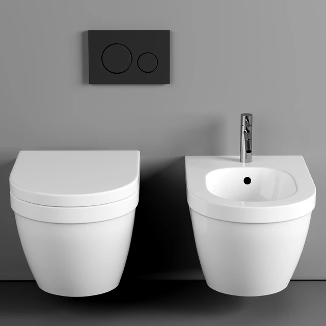 Wall hung toilet bowl VitrA S50 7740B003-0075 rimless — Descargar
