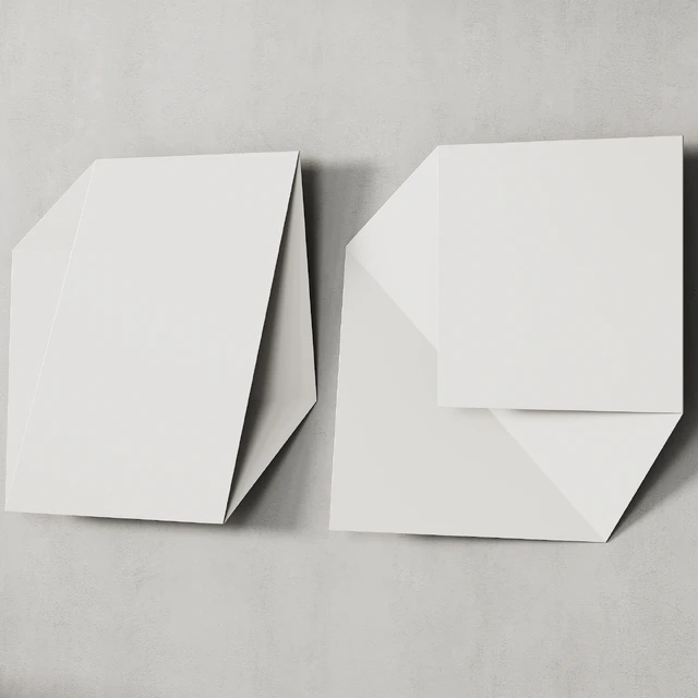 456 decorative wall art 22 minimal metal artworks by Heiner Thiel P02 — Скачать