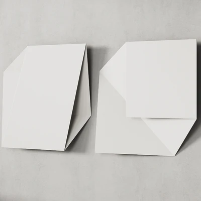 456 decorative wall art 22 minimal metal artworks by Heiner Thiel P02 — Вид 5